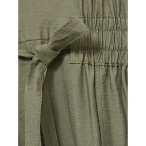 REISS CECILIA Shirred Waist Midi Shirt Dress